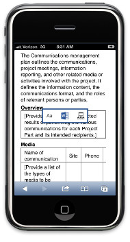 Template: Communications plan